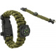 Armband Multifunktionales Survival - Grün