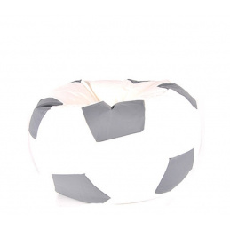 Aga Sitzsack Relaxationbag BALL XXXL Grau - Weiß