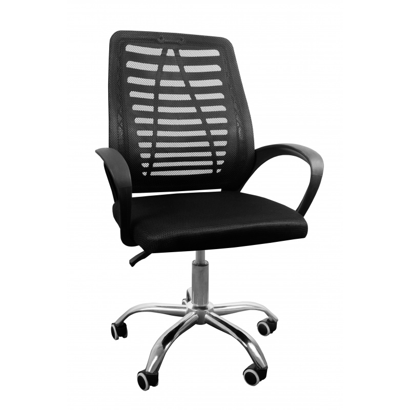 Aga Ergonomischer Bürostuhl Schreibtischstuhl,Drehstuhl MR2078 Schwarz
