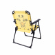 Linder Exclusiv Campingstuhl für Kinder Klappstuhl Gartenstuhl Kind Klappsessel Kinderklappstuhl Gelb