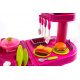 Aga4Kids Kunststoff Küche KITCHEN 008-82 Rosa