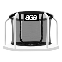 Aga-Sicherheitsnetz für Kindertrampolin 150 cm Schwarz