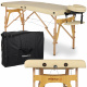 Habys Holz-Massageliege Beige