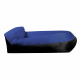 Aga Aufblasbarer Lazy Bag 230x70 cm Schwarz/Dunkelblau