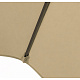Linder Exclusiv Sonnenschirm, Gartenschirm  Ø 400 cm,mit Kurbelmechanismus, Beige