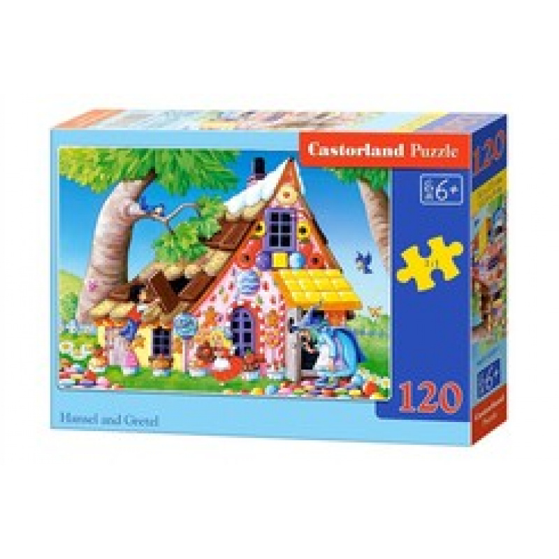 CASTORLAND Puzzle 120 Teile - Hänsel und Gretel