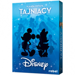 Rebel Towarzyska Gra karciana Tajniacy  Disney 8+ GR0758 uniwersalny
