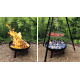 Aga Garden Grill auf Stativ mit 4in1 OSLO Kamin