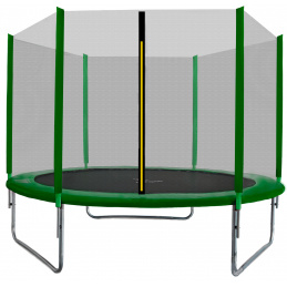Aga SPORT TOP Trampolin 220 cm Dunkelgrün + Schutznetz