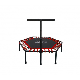 Olympic Sport Fit FITNESS Trampolin 130 cm Rot + Griff