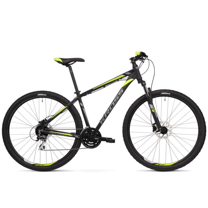 KROSS Herren-Mountainbike Hexagon 5.0 19" Schwarz/Limette