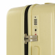 Aga Travel Handgepäck, Reisekoffer MR4671 Beige, Hartschale, TSA, 4 Rollen, Teleskopgriff