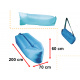 Aga Aufblasbare Tasche Lazy bag 200x70cm blau