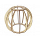 Závěsné stropní svítidlo LED dřevěný trám 2xE27 Wooden Ball Lustr