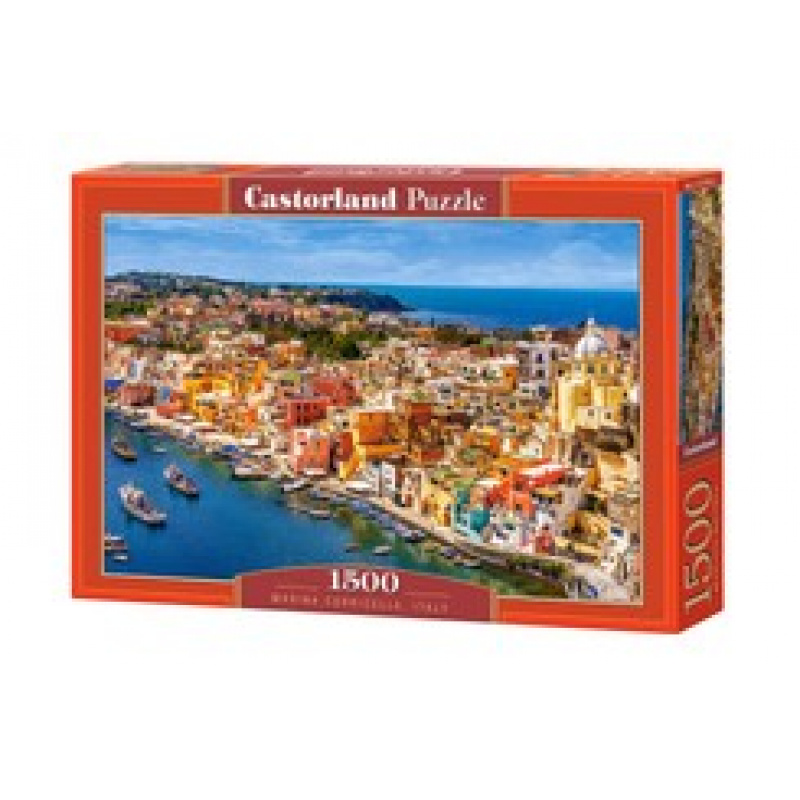 CASTORLAND puzzle 1500 Teile - Marina Corricella, Italien