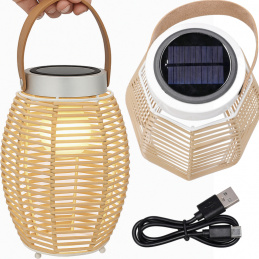 Lampa solarna ogrodowa LED - stojąca