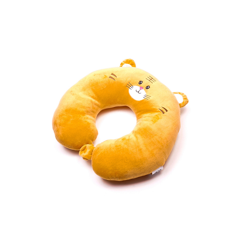 Aga Tier Reisekissen Kinder Nackenkissen, Cartoon U-förmiges, Nackenkissen, Stützkissen für Auto Zug Büro Heim Flugzeug für Reisen DS1703 Tiger