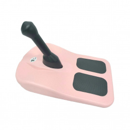 Aga Kinder Schlitten  DS494 Rosa, Kinderschlitten aus Kunststoff, Stabiler Schneebob, Rodelschlitten für Kinder