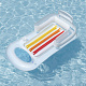 Bestway 43028 Aufblasbare Liege mit Rückenlehne Transparent
