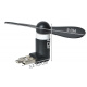Mini-Ventilator microUSB schwarz ISO 5770