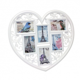 Q65I RAMKA  FOTO 6 ZDJĘĆ 10x15 SERCE