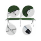 Linder Exclusiv Campingbett MC372161G Feldbett – faltbares 190x62 cm aus Stahl – leicht, kompakt & belastbar bis 120 kg & Tragetasche
