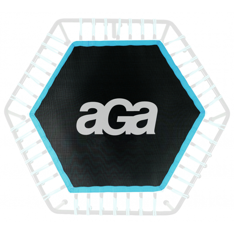 Aga Sprungtuch für Fitness-Trampolin Hellblau, TrampolinSprungtuch Ersatz Sprungmatte, Sprungmatte