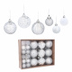 Aga Weihnachtskugeln MIX 33Stück Silber