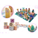 Aga Educational Holzklötze + Puzzlematte 160 Teile