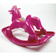 Doloni Plastik Schaukelpferd Rosa