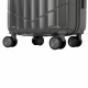 Aga Travel Gepäck-Sets Kofferset Hartschale Koffer Reisekoffer Set 3 teilig Hartschalenkoffer Rollkoffer Set mit TSA Schloss und 4 Rollen MR4669 Grey