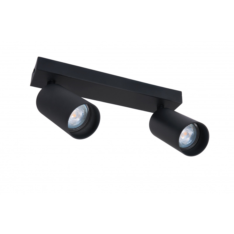LED Deckenleuchte VIKI-L LED-Deckenleuchte LED-Deckenlampe LED-Deckestrahler 2x GU10 schwarz