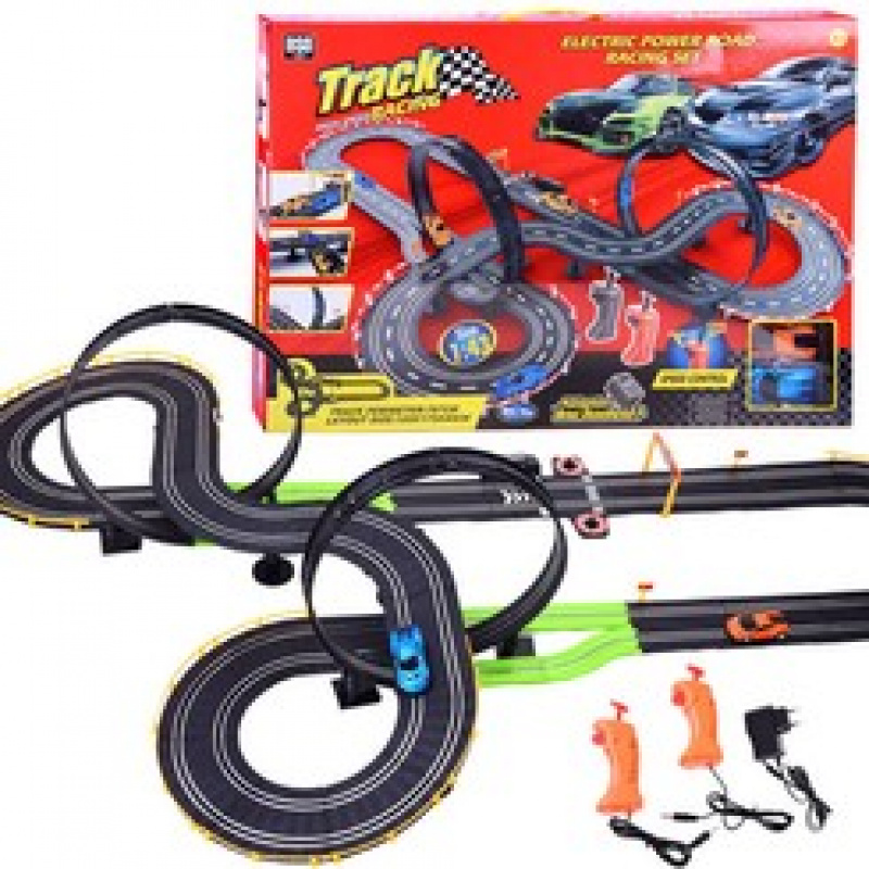 Große Rennbahn + 2-Auto-Bahn 787cm RC0546