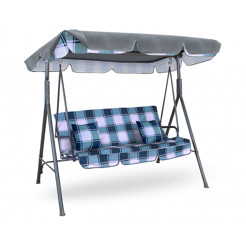 Aga MAJKA Hollywoodschaukeln Gartenschaukel Quadrat Grün