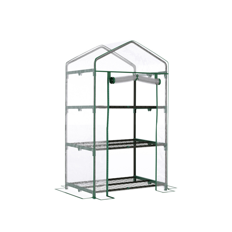 Linder Exclusiv Garten Folienbox,mit aufrolbare Tür MC4302 130x69x50 cm