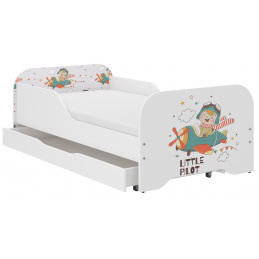 Holzspielzeug Babybett Little Pilot 140x70 cm