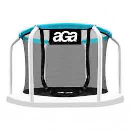 Aga-Sicherheitsnetz für Kindertrampolin 150 cm Light Blue Hellblau