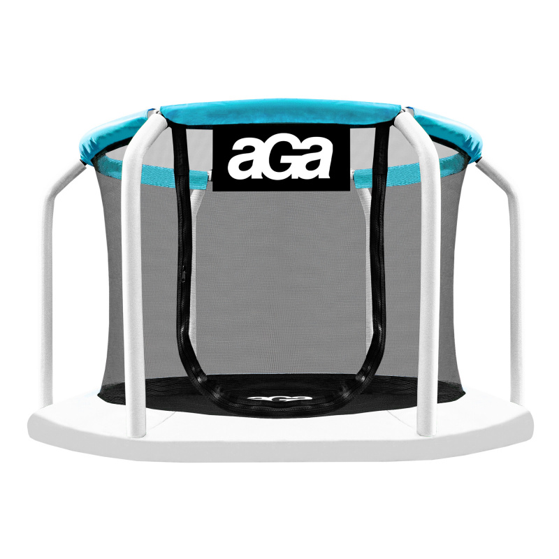 Aga-Sicherheitsnetz für Kindertrampolin 150 cm Light Blue Hellblau
