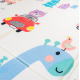 Aga4Kids Kinder Spielmatte 200x180 cm MR134 Krabbelmatte, Spielmatte doppelseitig, Spielunterlage ,Spielteppich, Spielteppich für Kinder