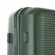 Aga Travel Kofferset 3-teilig MR4682 – Reisekoffer, Polypropylen, TSA-Schloss & 360° Rollen, leicht & robust, Handgepäck 33L/63L/93L, Dunkelgrün