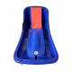 Aga Kinder Schlitten DS495 Blau, Robuste Kinderschlitten aus Kunststoff, stabile und hochwertige Schneeschlitten, Bobs für Kinder