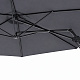 Linder Exclusiv Gartenschirm MC2006 350 cm Dunkelgrau