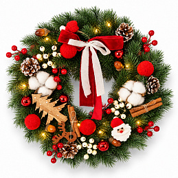 Aga Weihnachts-LED-Kranz 40 cm LED5893