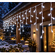 Linder Exclusiv Weihnachts-Regenlicht 120 LED Kaltweiß
