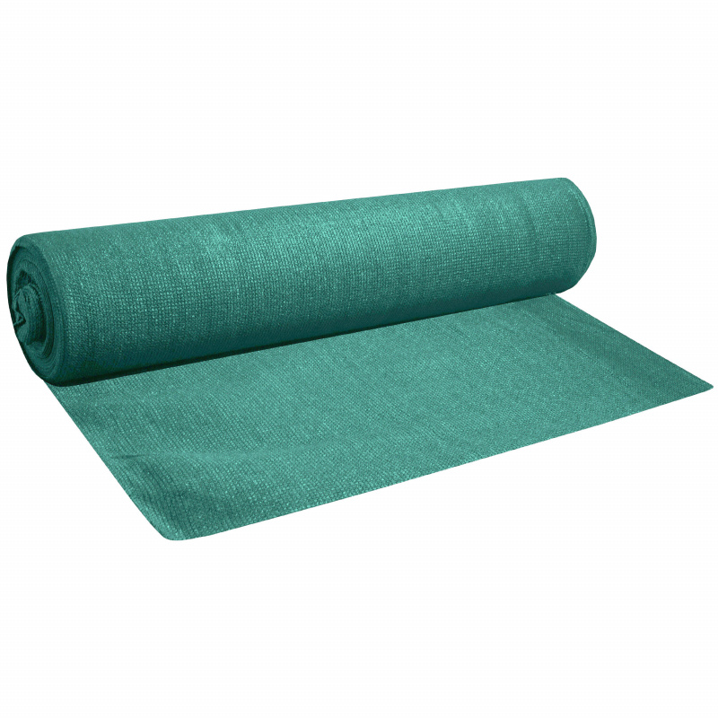 Aga Zaunblende, Sichtschutz 1,5x25 m Grün, 130g/m² HDPE und PP, Schattiernetz, UV Schutz wetterbeständiges