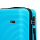 Aga Travel Kofferset, Reisekofferset MR4651 Hellblau, Hartschalenkoffer, Doppeltragegriff mit Zahlenschloss, Trolley Reisekoffer 3tgl 4 Rollen Reisekoffer