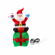 Aga Aufblasbarer LED-Weihnachtsmann 185 cm