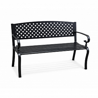 Aga Metall-Gartenbank 128x59x84 cm