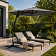 Linder Exclusiv Gartenschirm MC2006 350 cm Dunkelgrau
