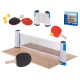 Aga Tischtennis-Set - Netz und Schläger, Bälle